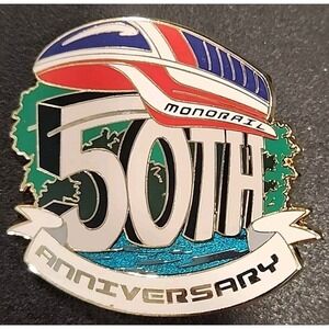 Disney 68876 WDI Monorail 50th Anniversary Mark 7 Red Disneyland LE 300
